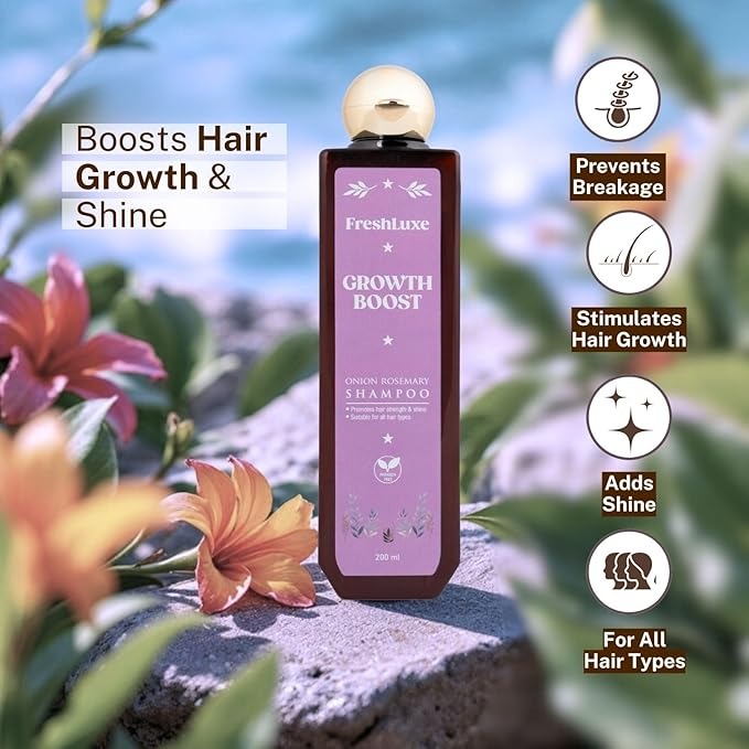 FreshLuxe Growth Boost Shampoo - 200 ml