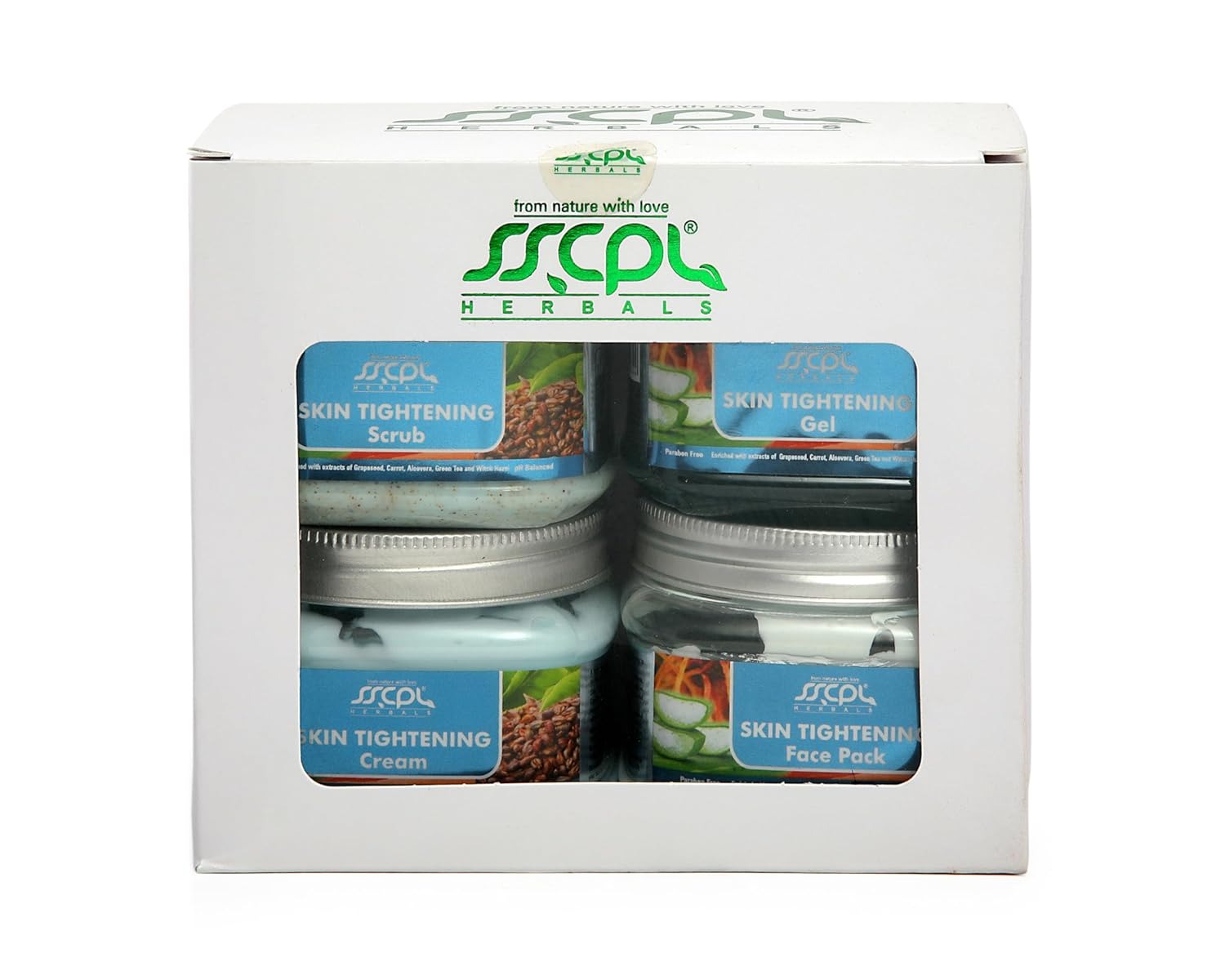 Sscpl Herbals Facial Kit for Skin Tightening - 150 gms (Pack of 4)