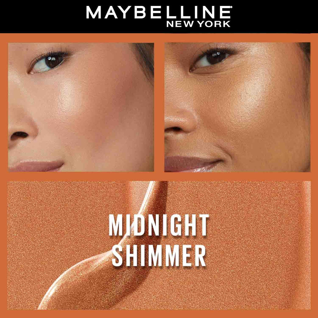 Maybelline New York Sunkisser Highlighter + Blush, 09 Midnight Shimmer | 4.7 g