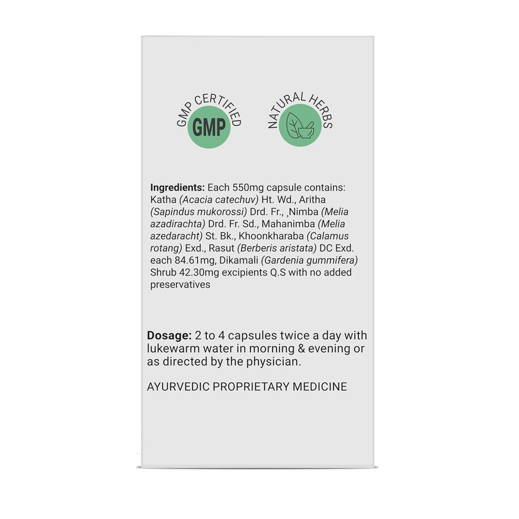 Krishna's Pilosolv Capsules | Herbal & Natural Formula for Digestion | Ayurvedic Supplement - 60 Caps