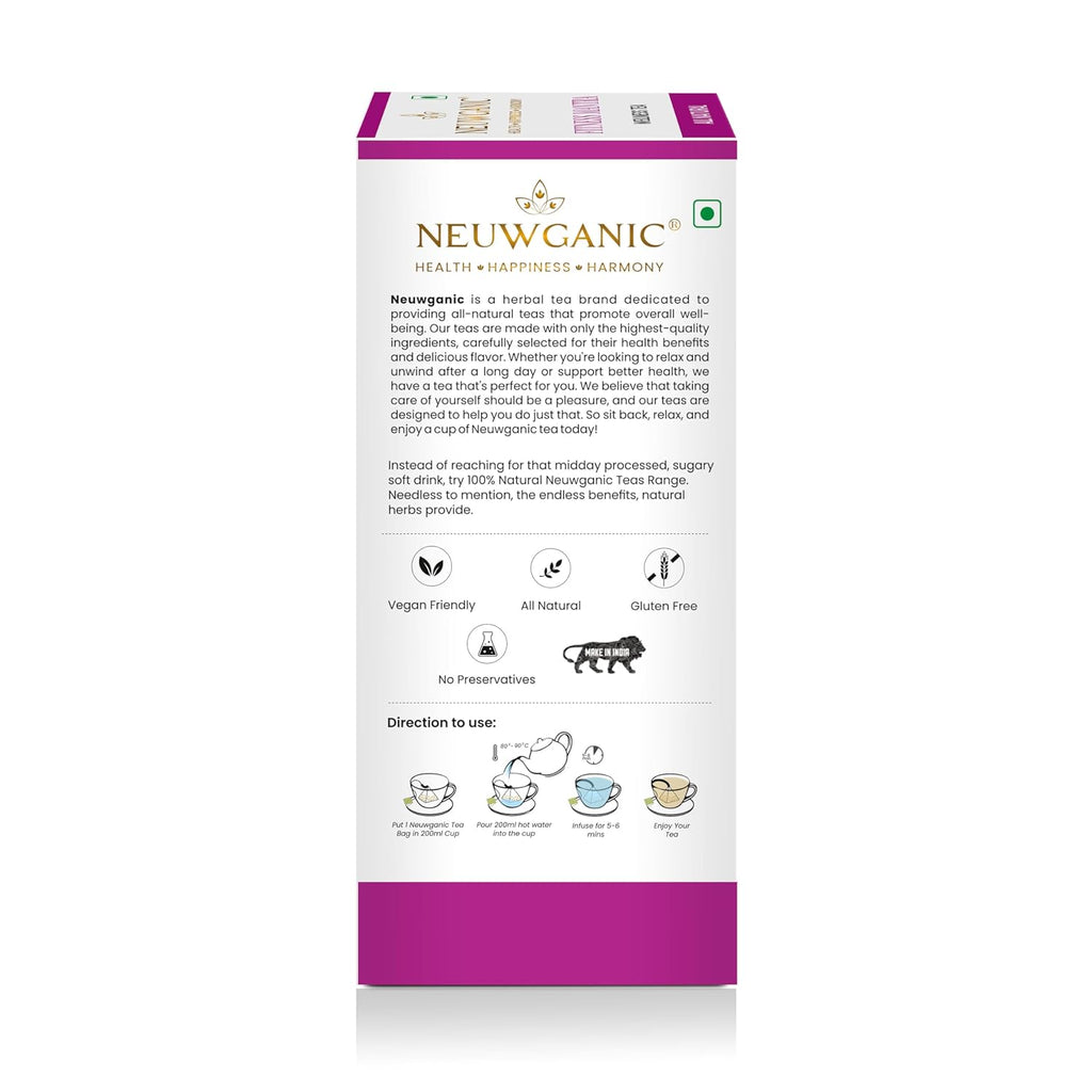 Neuwganic - Fitness Mantra Wellness Tea Bags - 50 Grams - 25 Pyramid Tea Bags