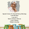 StickMe Abdul Kalam Office Inspirational Motivational Quotes Wall Sticker SM771 Self-Adhesive