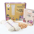 Kalakaram Abstract Wall Hanging Making Kit for Girls and Adults | Macrame Wall Hanging Decoration Kit