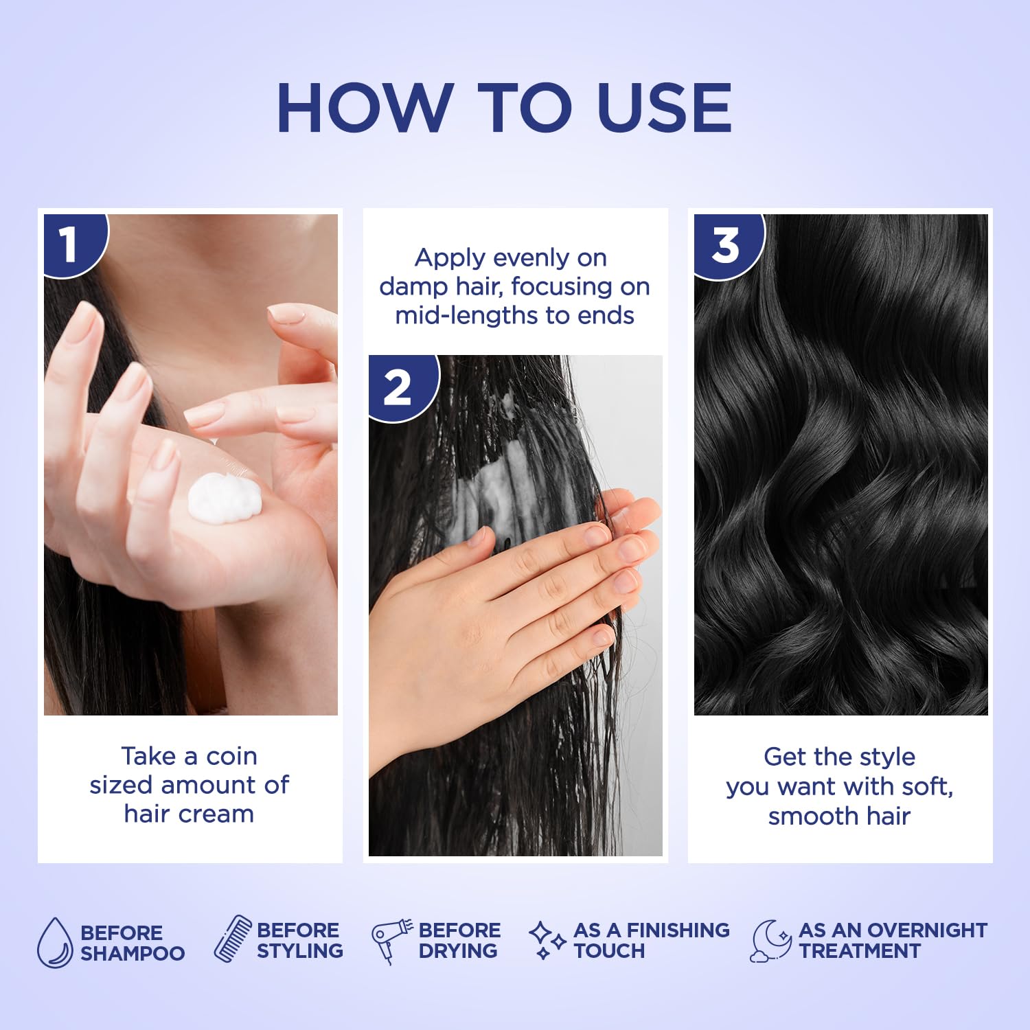 Parachute Advanced Coconut & Rosemary Hair Cream 210ml | Anti â€“ HairFall | 10X Breakage Reduction | 2X Smoother, Softer | For Men & Women