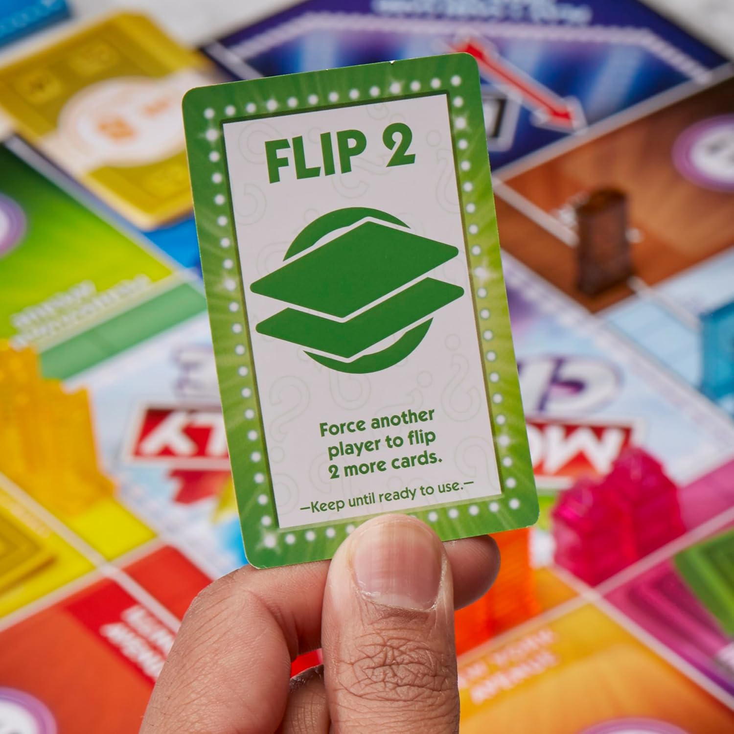 Monopoly Chance Board Game Roll Flip for Buy Adults and Kids