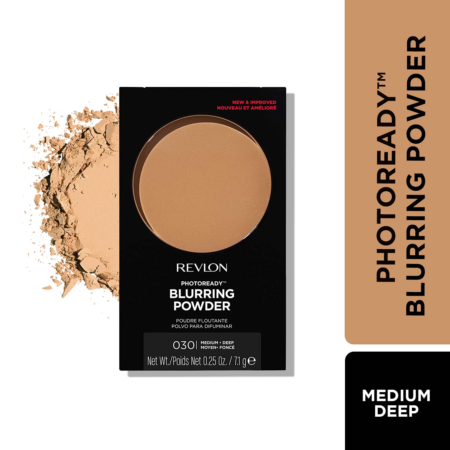 REVLON Photoready Blurring Matte All Skin Powder - Medium/Deep, (1S10448A04979403),Brown