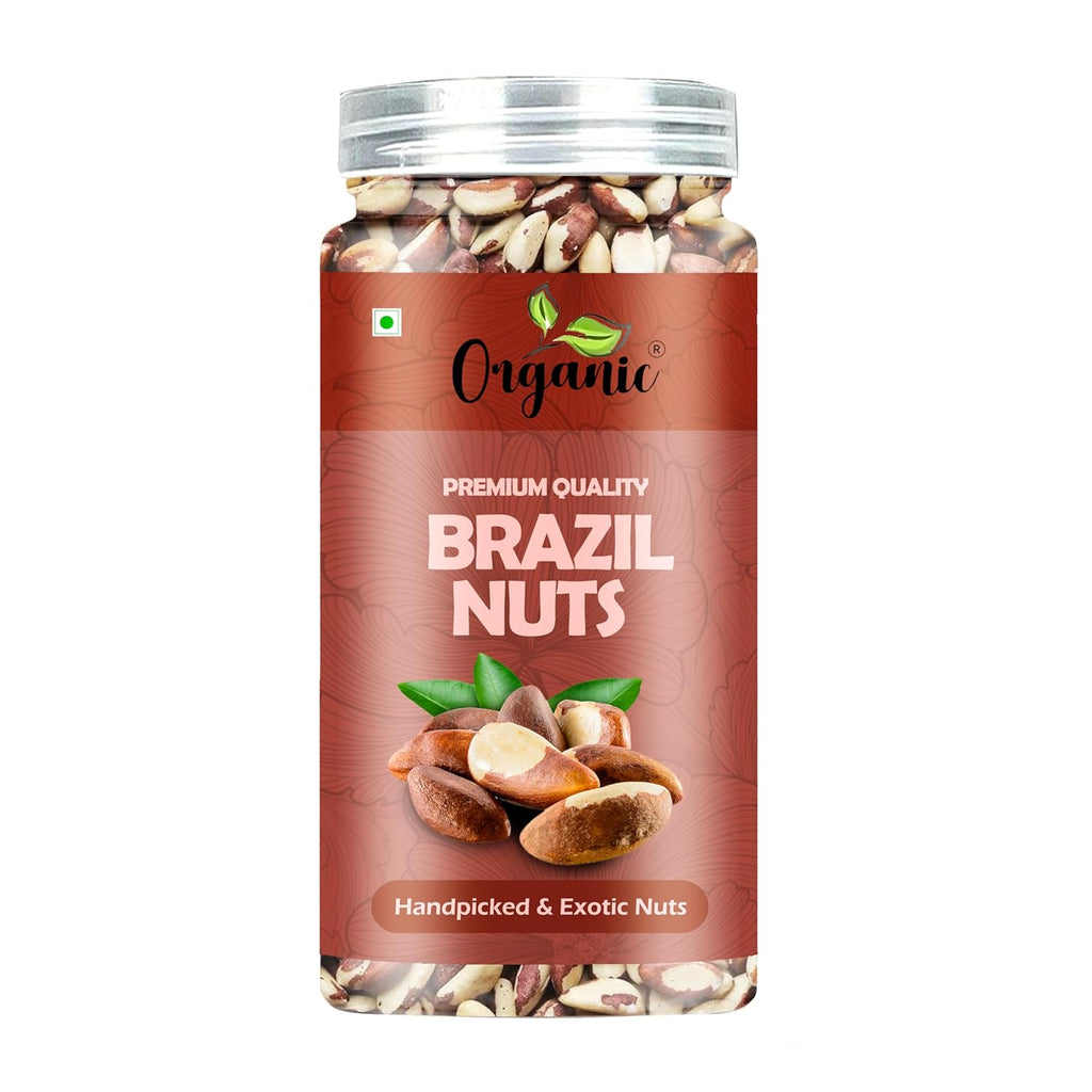 Organic Brazil Nuts, 50gm (Rich in Selenium | Superfood | Have 1 Daily | Product of Peru)