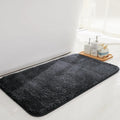 Luxe Home International Microfibre Rectangular Bath Mat Super Soft Anti Skid Newman Mats For Bathroom Colour Anthra