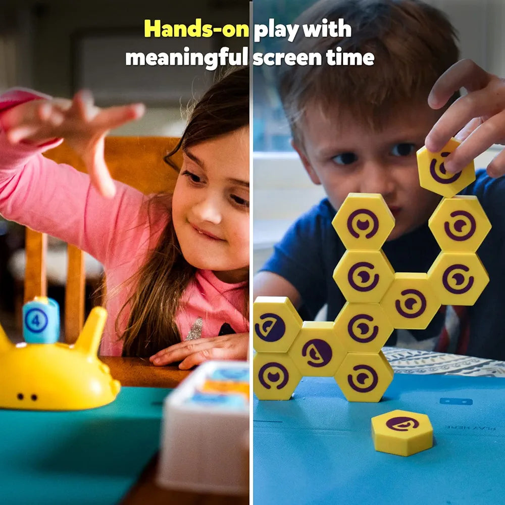Playshifu Stem Wiz Pack AR-Powered Toy with Count and Link Kit for Kids Math Puzzles Challenges Fun Learning, Interactive Game
