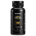 Nutrabay Pro Fish Oil Omega 3 (Triple Strength) - 1000mg for Adults, Capsules 60 Count