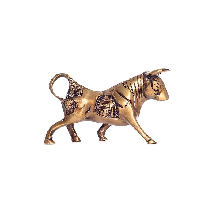 Ecraftindia Brass Kamdhenu Cow Sculpture