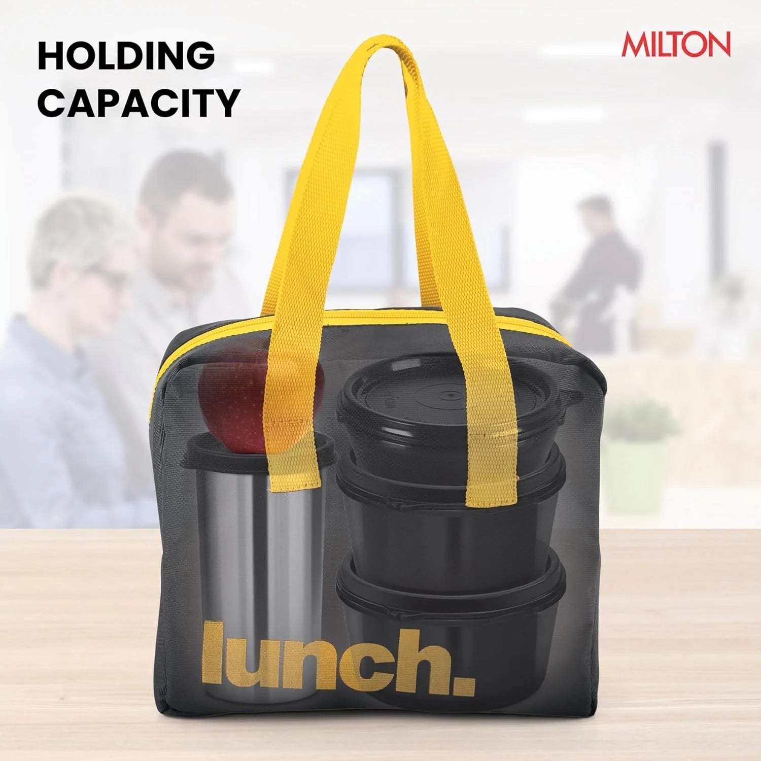 Milton Milange Fabric Lunch Bag (Only Bag, No Containers Included)