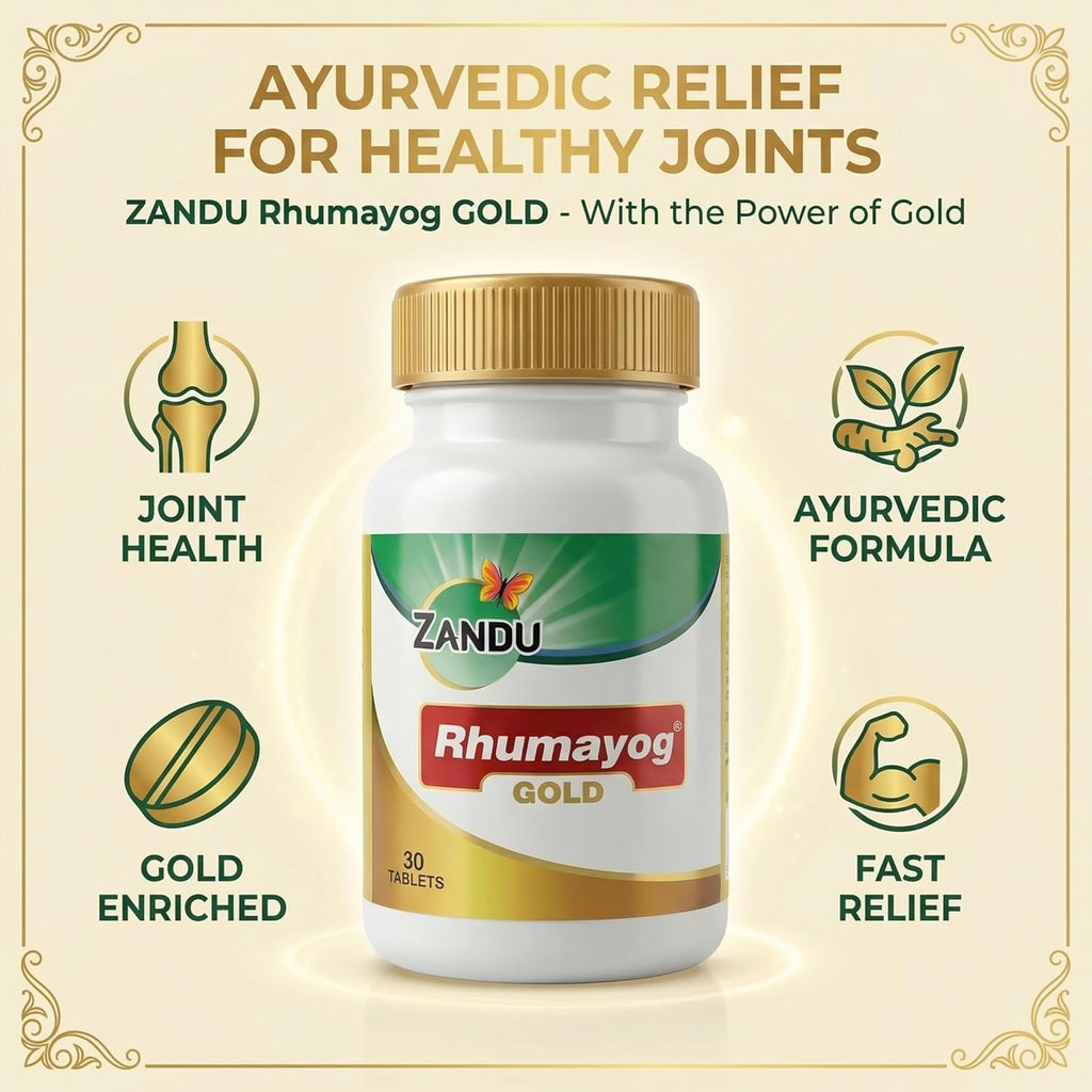 Rhuma-Yog Gold 30 tablets | Enriched with Pure Gold