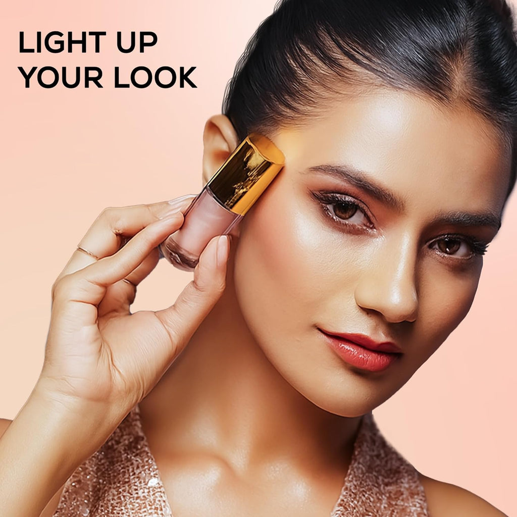 RENEE You are Glowing Liquid Highlighter for Face Makeup â€“ Rose Glow | Illuminating, Dewy Finish | Long-Lasting, Radiant, Pearly Finish | Vitamin E, Jojoba Oil Infused | 6 ml