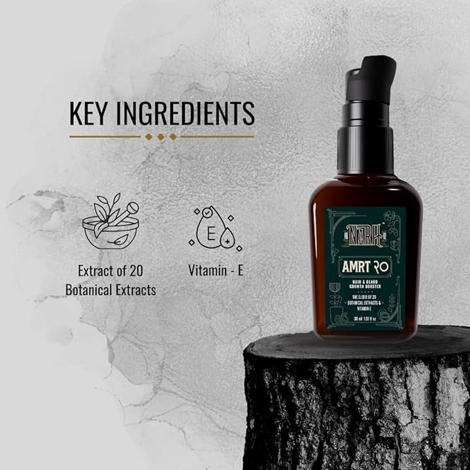 Narh Amrt 20 Hair & Beard Oil for Men - 30 ml