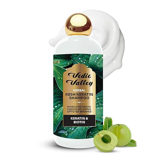 Vedic Valley Herbal Keratin Shampoo with Honey - 300 ml