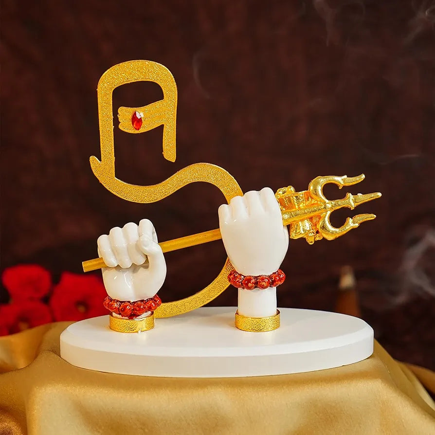 Ekhasa Resin Lord Shiva Hands with Trishul Idol