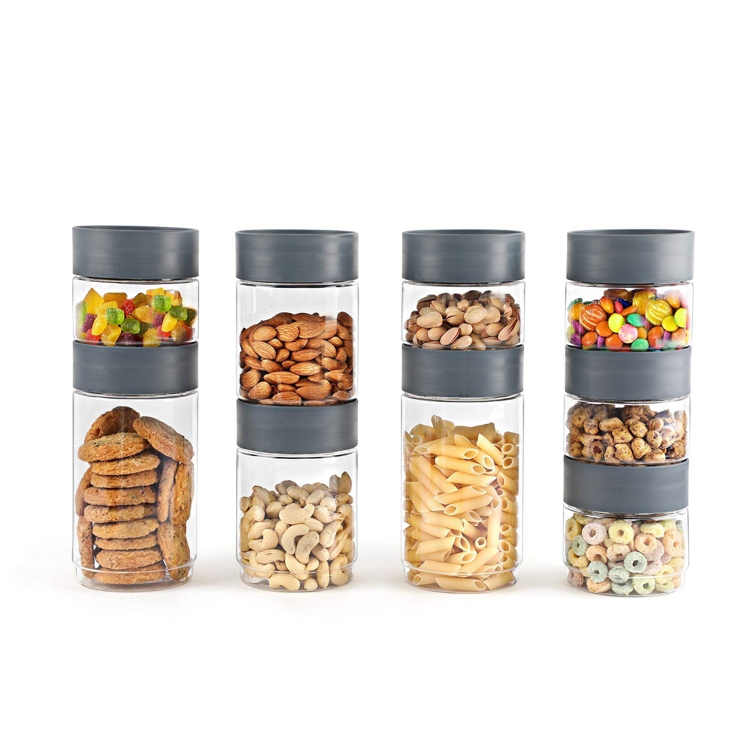 Cello Modustack Glassy Storage Jar Set