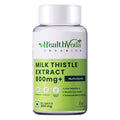 HEALTH VEDA ORGANICS PRIVATE LIMITED Milk Thistle Extract, 800 mg Liver Support Supplement | 60 Veg Tablets | For Liver Support & Liver Detox | For both Men & Women