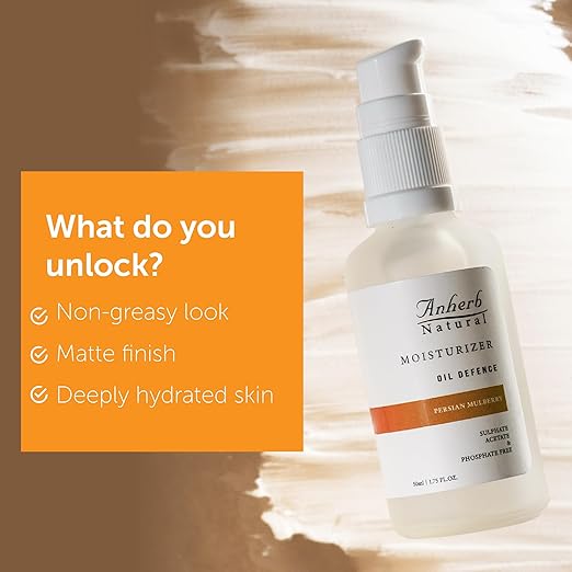 Anherb SilkBlend Oil-Free Moisturizer - 50 ml