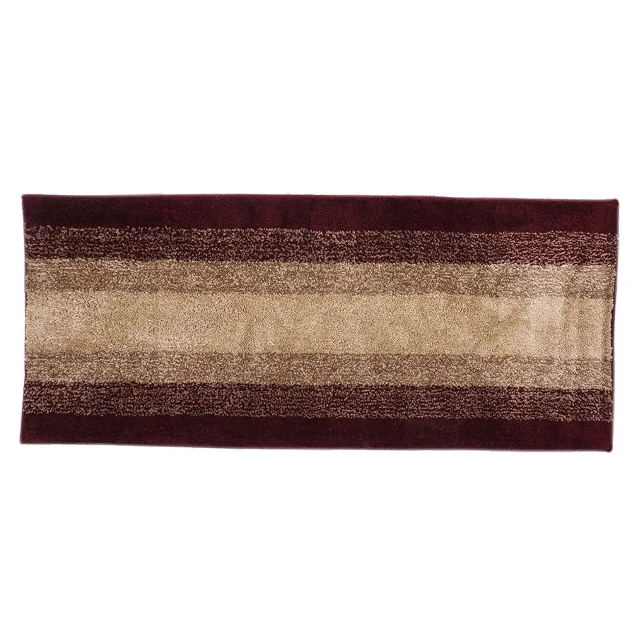 Kuber Industries Shaggy Carpet Polyester Bedside Runner Soft Rug for Hall Offices Kitchens Bedroom Maroon