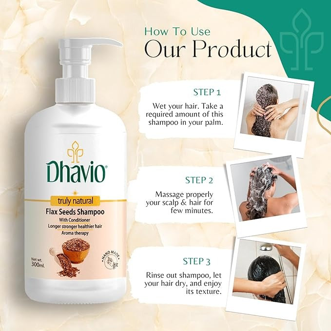 Dhavio Flaxseed Shampoo