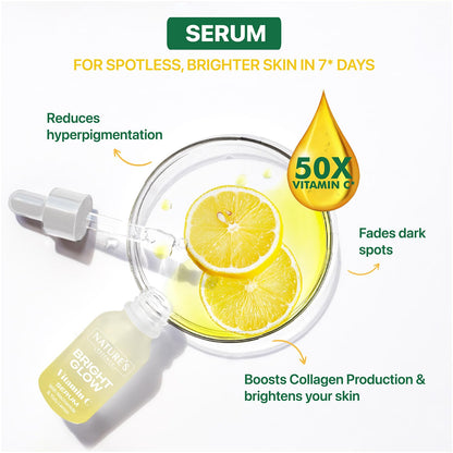 Nature's Essence Bright Glow Vitamin C Serum - 12ml