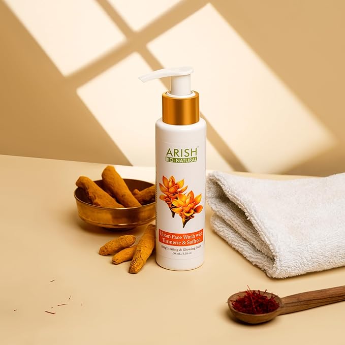 Arish Bio-natural Ubtan Face Wash for Deep Cleansing & Natural Glow - 100 Ml
