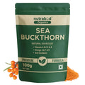 Nutrabud Sea Buckthorn Berry Powder - 100 grams - 100% Pure Sea Buckthorn Powder - Natural Source of Vitamins, Omega-3,6,7,9 & Anti Oxidants (100g (Pack of 1))