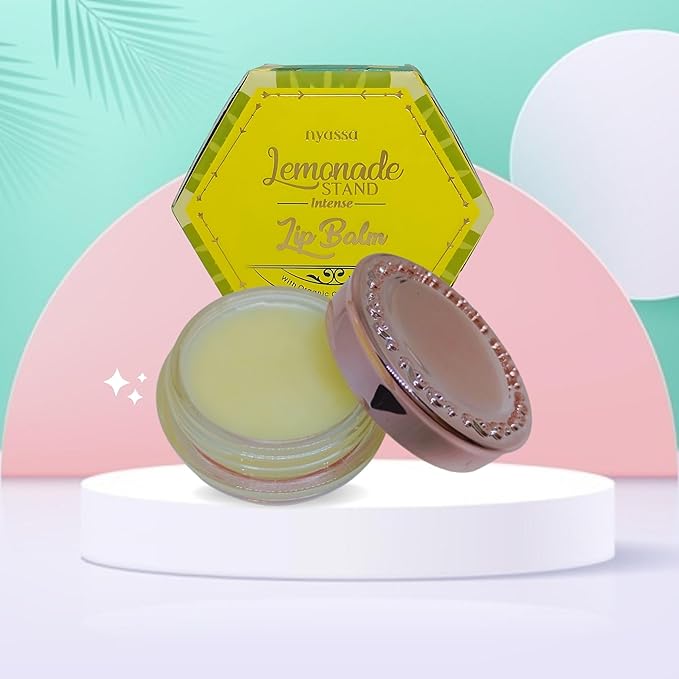 Nyassa Lemonade Stand Intense Lip Balm With Shea Butter & Organic Sweet Almond Oil - 6 Gms
