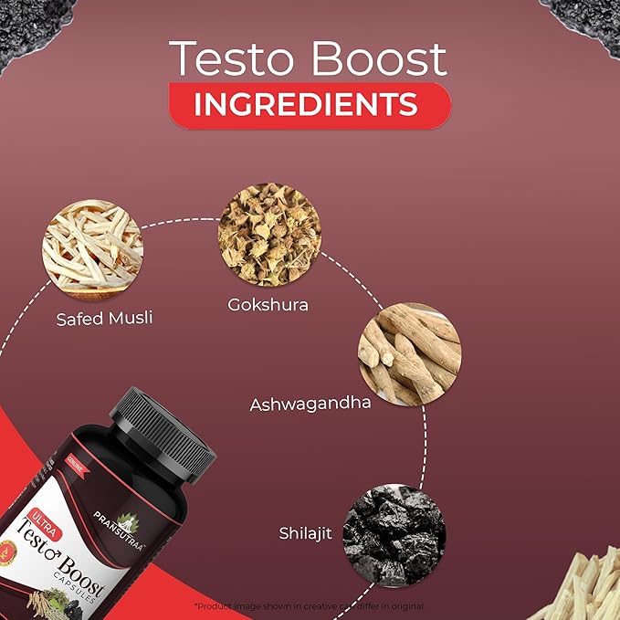 Pransutraa Ultra Testoboost Capsules 500mg - 30 caps