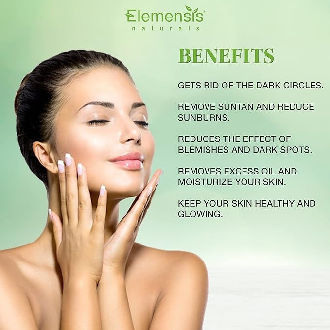 Elemensis Naturals Pure Sandalwood Powder for Face - 100 gms