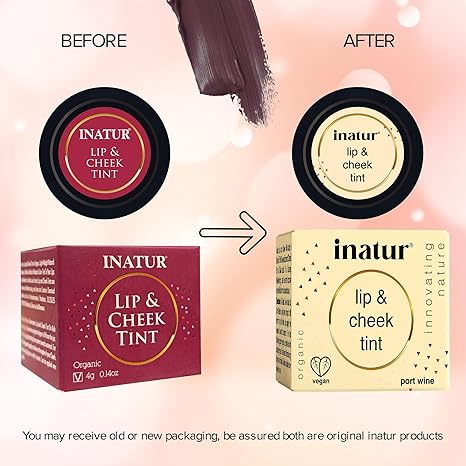 Inatur Port Wine Lip & Cheek Tint - 4 gms