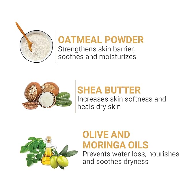 Iba Oatmeal & Shea Creme Body Wash - 320 Ml