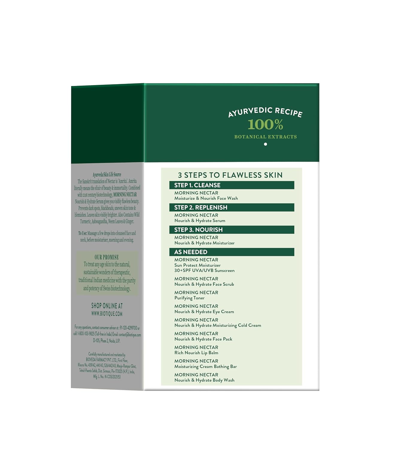 Biotique Bio Morning Nectar Visibly Flawless Serum (40ml)