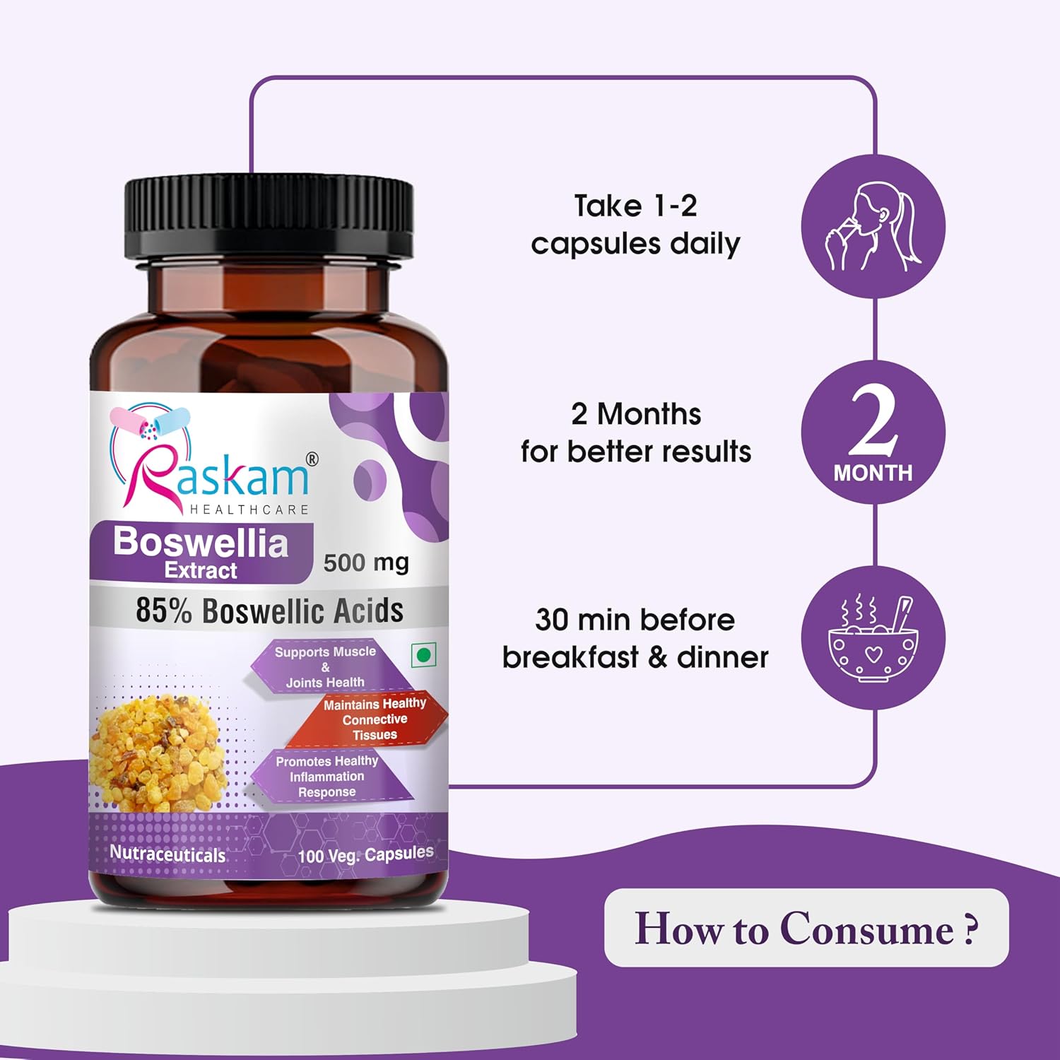 BOSWELLIA Serrata Extract - 120 Vegetable Capsules