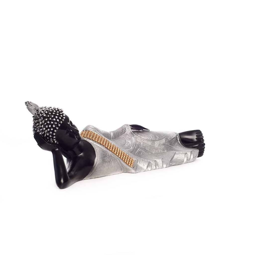 Ecraftindia Brass Decorative Thai Reclining Buddha Antique Showpiece