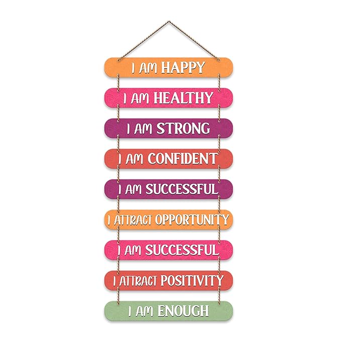 Artvibes Self Motivation Quotes Mdf Wall Hanging for Home Decorative Items | Wall Artwork for Hall Decor