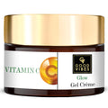 Good Vibes Vitamin C Glow Gel Creme, 50 g Skin Brightening Hydrating Moisturizing Face Cream for All Skin Types, Rich in Antioxidants & Helps Reduce Dark Spots, No Parabens & Sulphates