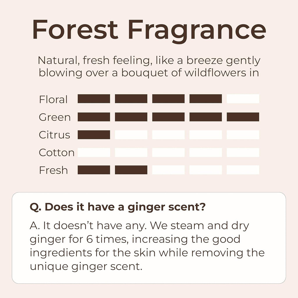 GINGER6 Hand Cream 60ml | 67.6% Ginger Extract Water | Shea Butter & 8 Natural Oils | 8 Hyaluronic Acids Moisturizing | Peptide & Mineral Complex | EWG Green Grade | Green Forest Scent Hydrating Care