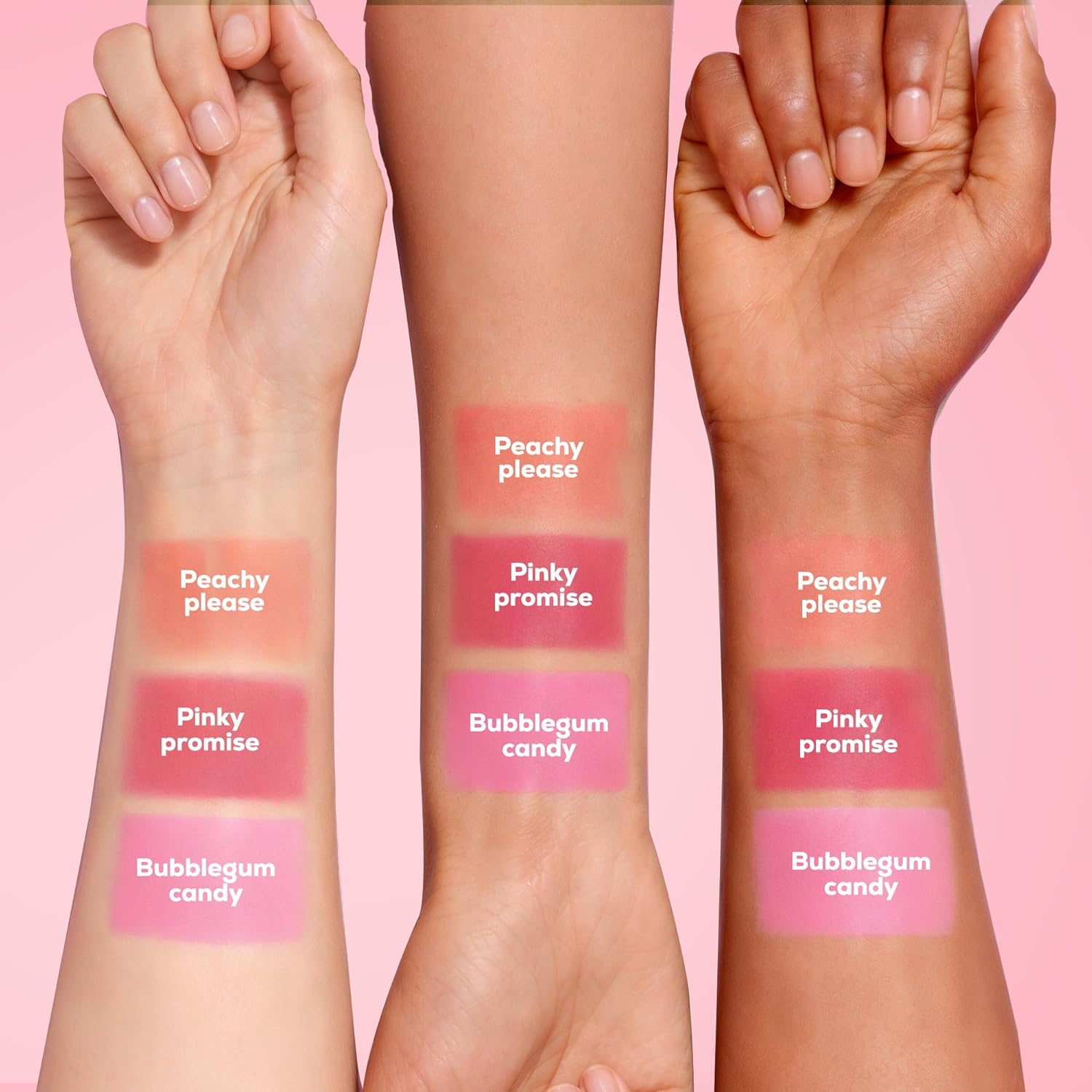 RENEE Blushie Blurring Blush Stick | Buildable Formula With Soft-Focus Matte Finish | Lightweight, Long-Lasting, Easily Blendable | With Hyaluronic Acid, Peptides & Vitamin E - Pinkie Promise | 6.5g