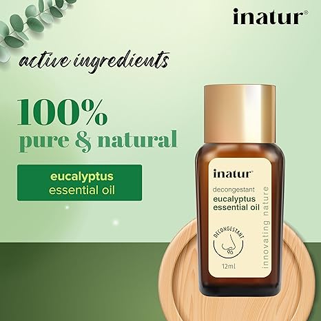 Inatur Eucalyptus Essential Oil - 12 ml