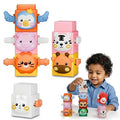 Kidology 6 PCS Animal Stacking Cubes Set