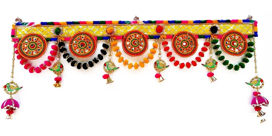 CraftVatika Toran Hanging Bandarwal 94 Cm Multicolour