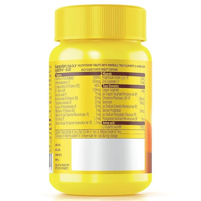 Supradyn Daily India's No.1 Multivitamin - 60 tablets