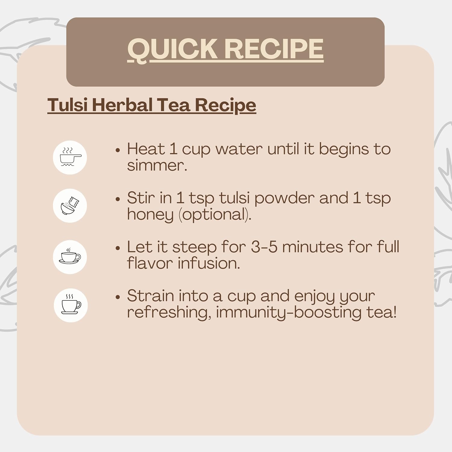 Herbojit Tulsi Leaves Powder - 250 Gms