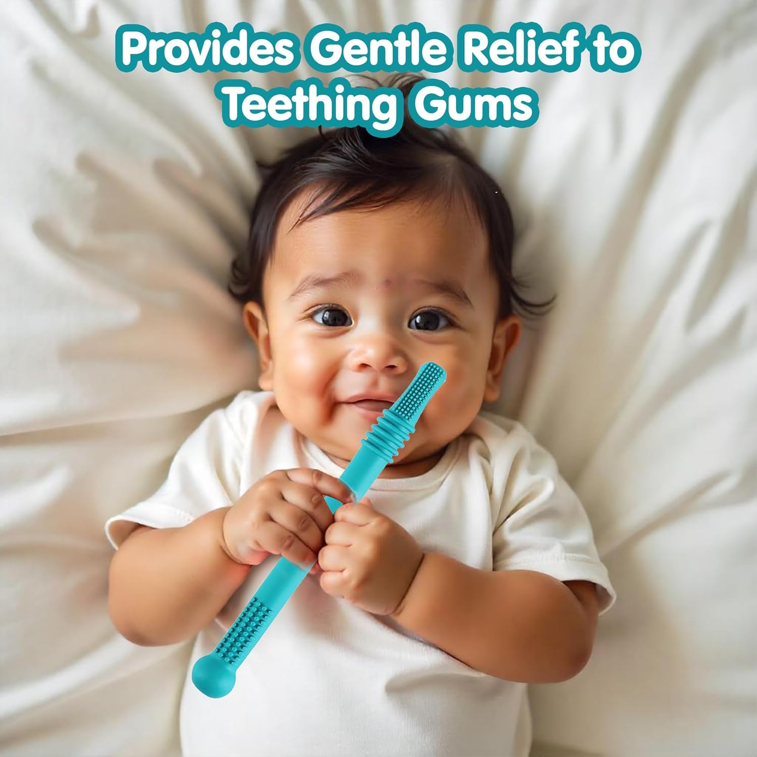 Kidology Teething Sticks for Babies Set of 6 Multicolor
