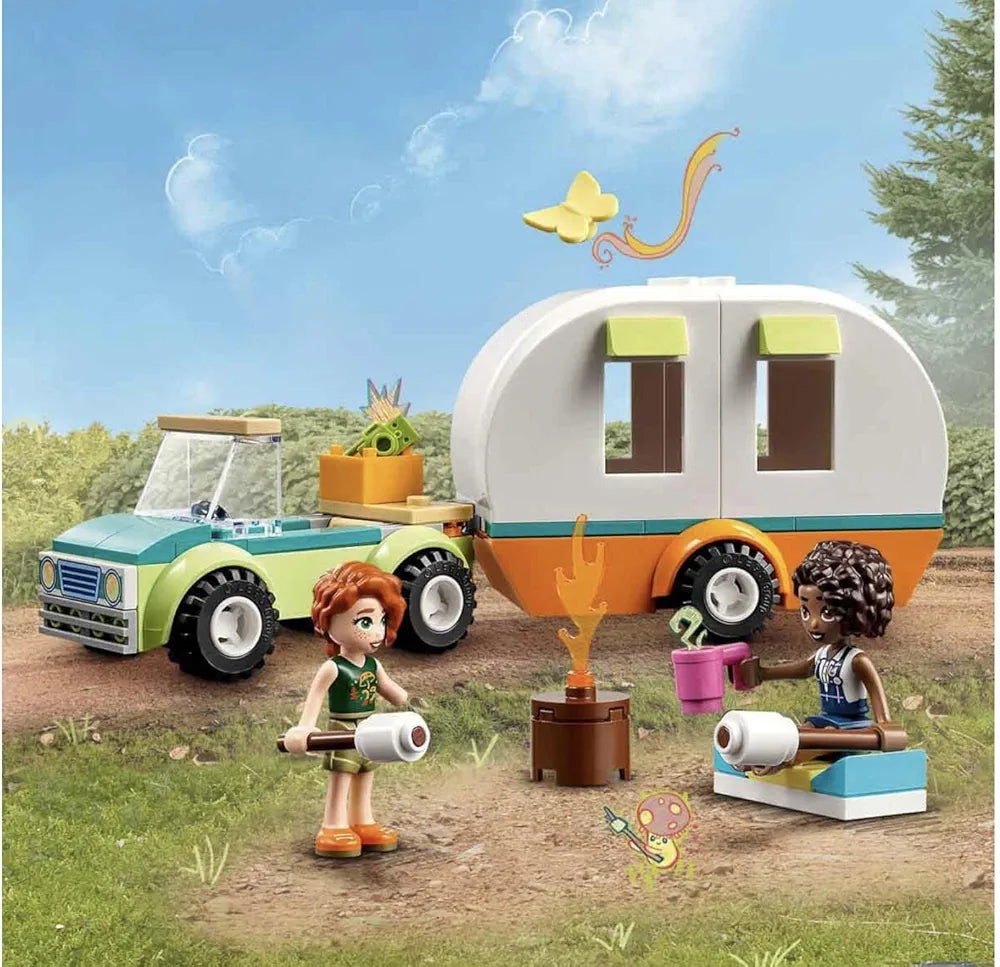 Lego Friends Holiday Camping Trip 41726 Building Toy Set Multi Color