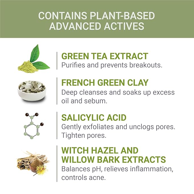 Iba Advanced Active Crystal Clear Green Tea Mask - 100 Gms