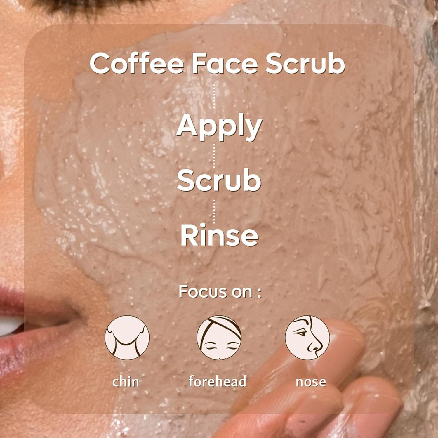 mCaffeine Coffee Tan Removal Face Scrub (100gm) | Exfoliate Scrub | Blackhead Remover, Whitehead Remover, Dead Skin Remover, Detan Pack | Caffeine & Walnut Scrub for Face | Face Scrub For Women & Men